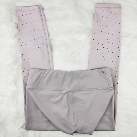 NWOT Athleta Gray/Pink Ombre Contender Leggings - Picture 3 of 7